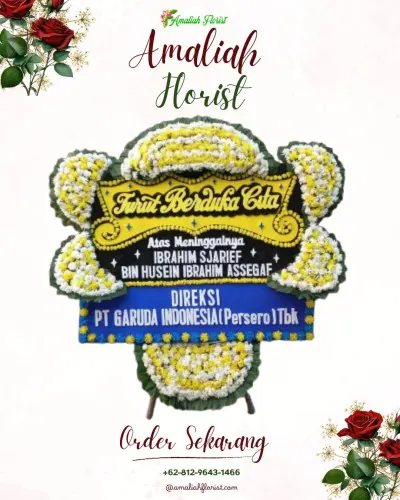 Papan Bunga Duka di Lambara