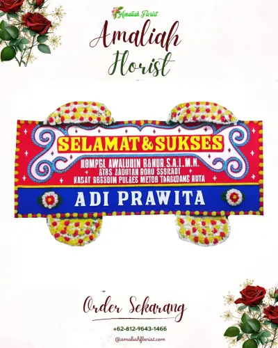 Karangan Bunga Ucapan Selamat di Lambara