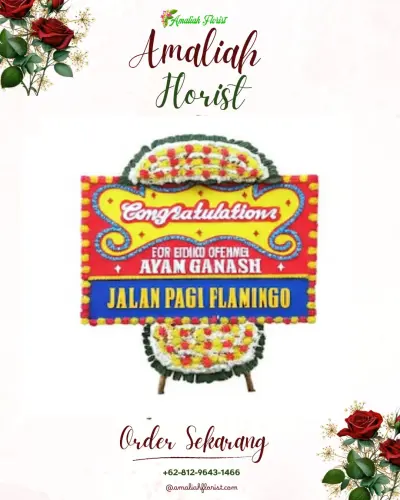 Bunga Papan Congratulation di Lambara